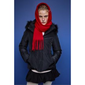 Stradivarius 08613196 Kapüşonlu Şişme Bej Kadın Mont