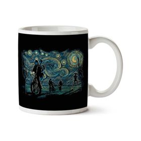 Stranger Night Stranger Things Van Gogh Mashup Baskılı Kupa