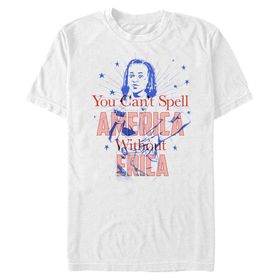 Stranger Things America Erica Beyaz Erkek T-shirt