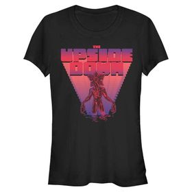 Stranger Things Arcade Monster Schwarz Kadın T-shirt