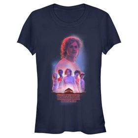 Stranger Things Billy Starcourt Navy Mavi Kadın T-shirt