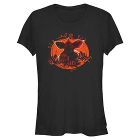 Stranger Things Cold Monster Schwarz Kadın T-shirt
