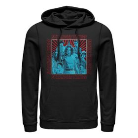Stranger Things Group Shot Schwarz Kapüşonlu Unisex Sweatshirt