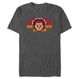 Stranger Things Hawkins Cadılar Bayramı Dark Heather Gri Erkek T-shirt