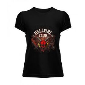 Stranger Things Hellfire Club Beyaz Kadın T-shirt