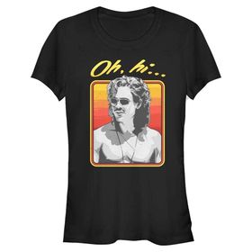 Stranger Things Hot Guy Schwarz Kadın T-shirt