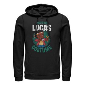 Stranger Things Lucas Costume Schwarz Kapüşonlu Unisex Sweatshirt