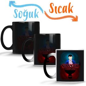 Stranger Things Mundo Invertido Sihirli Porselen Kupa