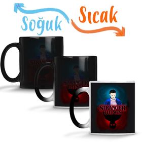 Stranger Things Mundo Invertido Sihirli Porselen Kupa