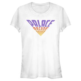 Stranger Things Palace Arcade Beyaz Kadın T-shirt
