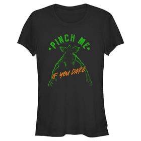 Stranger Things Pinch Me If You Dare Schwarz Kadın T-shirt