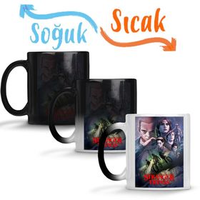 Stranger Things Sihirli Porselen Kupa