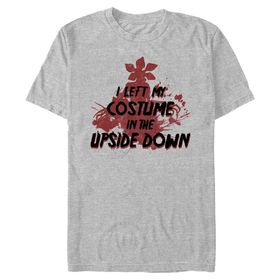 Stranger Things Upside Down Costume Heather Gri Erkek T-shirt