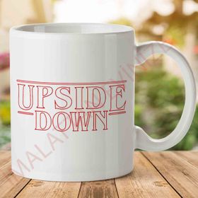 Stranger Things Upside Down Text Baskılı Kupa