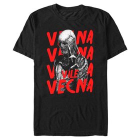 Stranger Things Vecna Horror Poster Schwarz Erkek T-shirt
