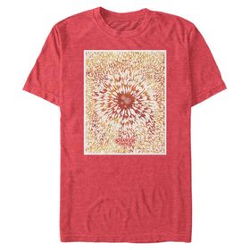 Stranger Things Waffle Poster Vintage Heather Kırmızı Erkek T-shirt