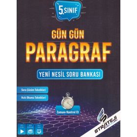 Strateji 5.Sınıf Gün Gün Paragraf Soru Bankası