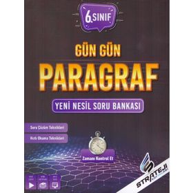 Strateji 6. Sınıf Gün Gün Paragraf Soru Bankası