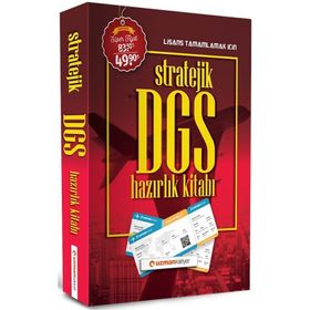 Stratejik DGS Hazırlık Kitabı - Uzman Kariyer Yayınları