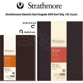 Strathmore 400 Series Sketch Sert Kapak 89 gr 192 Yaprak Resim Defteri