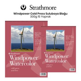 Strathmore Windpower Watercolor Cold Press 15 Yaprak 300 gr Resim Defteri