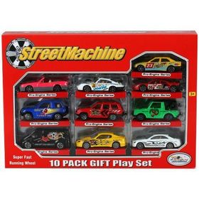 Street Machine 10'lu Metal Oyuncak Araba