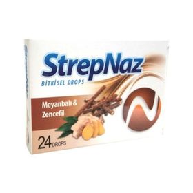 Strep Naz Meyanbalı Zencefil 24 Pastil