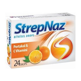 Strep Naz Portakal Ekinezya 24 Pastil