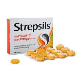 Strepsils Vitamin C Portakal Aromalı 3x24 Pastil