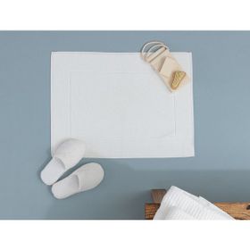 Stripe Armürlü Beyaz - 50x70 cm Ayak Havlusu