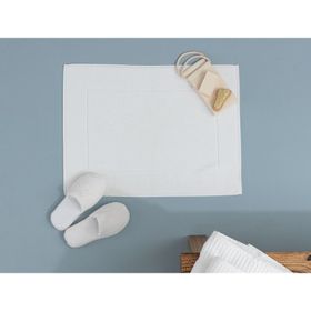 Stripe Armürlü Beyaz - 50x70 cm Ayak Havlusu