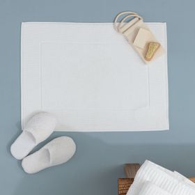 Stripe Armürlü Beyaz - 50x70 cm Ayak Havlusu