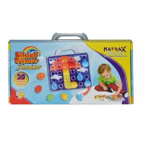 Strongart 039 30 Parça Renkli Junior Matrax Sihirli Düğmeler Oyuncak
