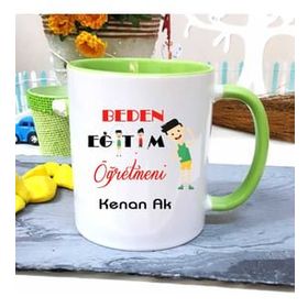 Strongart Beden Öğretmenine Özel Öğretmenler Günü Hediyesi Kişiye Özel Kupa Bardak