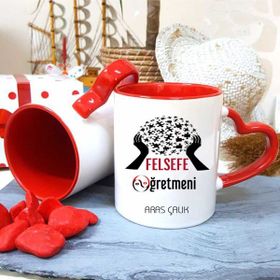 Strongart Felsefe Öğretmenine Özel Öğretmenler Günü Hediyesi Kişiye Özel Kupa Bardak