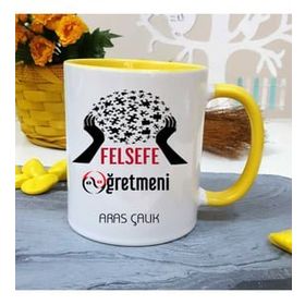 Strongart Felsefe Öğretmenine Özel Öğretmenler Günü Hediyesi Kişiye Özel Kupa Bardak