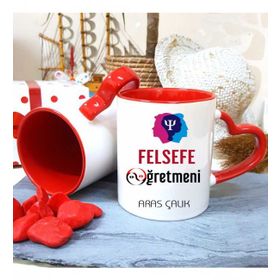 Strongart Felsefe Öğretmenine Özel Öğretmenler Günü Hediyesi Kişiye Özel Kupa Bardak