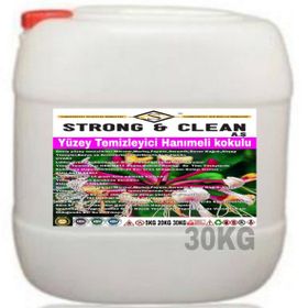 Strong&Clean 30 kg Yüzey Temizleyici Konsantre 1/60 Hanımeli Kokusu