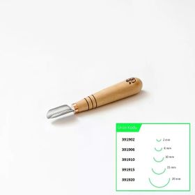 Stryi 391915 Kısa Tip Derin Oluklu Ahşap Oyma İskarpelası