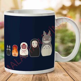 Studio Ghibli Russian Dolls Totoro Baskılı Kupa