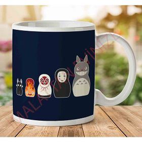 Studio Ghibli Russian Dolls Totoro Baskılı Kupa