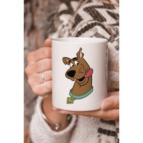 Stüdyo SM Vektörel Çizim Scooby-Doo Resimli Baskılı Kupa Bardak
