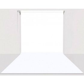 Stüdyo Teknik 270 cm x 580 cm Sonsuz Beyaz Fon Perdesi Seti