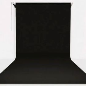 Stüdyo Teknik Siyah 270x580 cm Sonsuz Fon Perdesi Seti