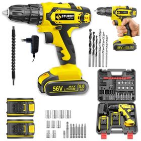 Sturdy 58V 8AH T-E Matkap 27 Parça Setli