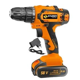 Sturdy Alman Technology 128 FV 12 Ah Bakır Sargılı Quick Power 24 Parça 2 Akülü Şarjlı Matkap