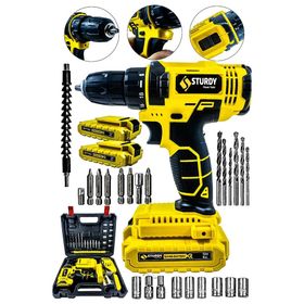 Sturdy E S 58 V 5 Ah Şarjlı Çift Akülü Vidalama Matkap