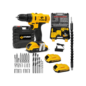 Sturdy Japn Professıonel Tools 48V5AH S-999 Seri Metal Şanzuman Şarjlı Çift Akülü Vidalama 27prç Uç Setli