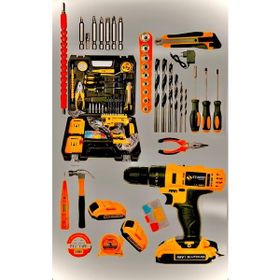Sturdy Japon Technology 56 V 8 Ah P-X-J Seri Metal Şanzuman Şarjlı 99 Parça Çift Akülü Matkap