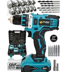 Sturdy JHR Çift Akülü 30 Parça Şarjlı Matkap